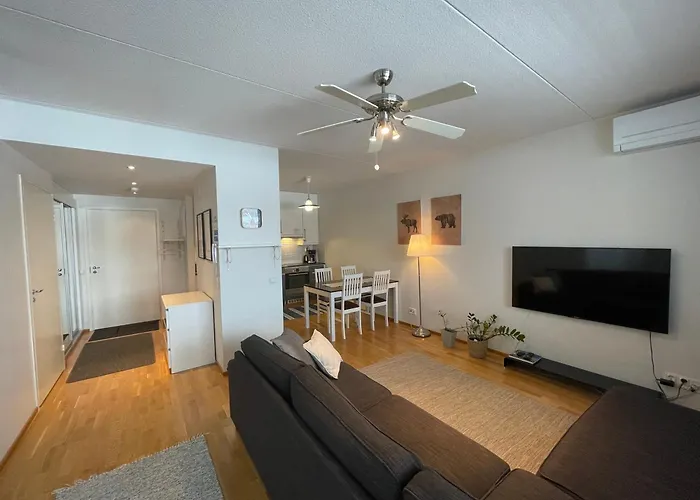 Ilmastoitu 55 M2 Huoneisto Saunalla Lahden Satamassa